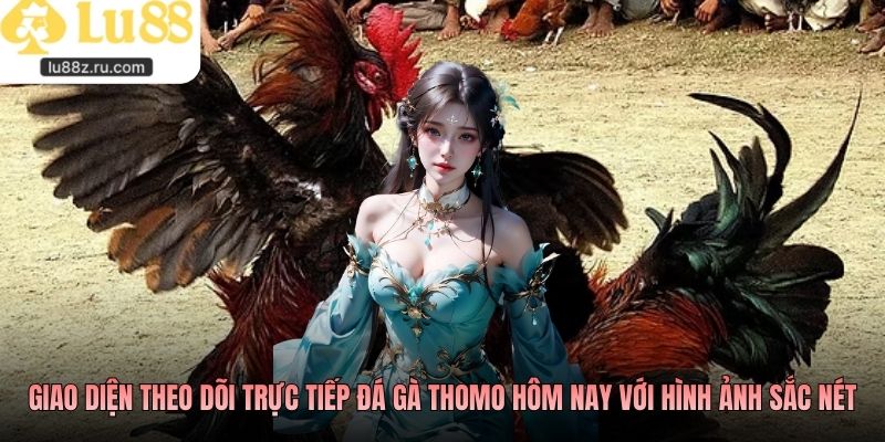 Giao diện theo dõi trực tiếp đá gà Thomo hôm nay với hình ảnh sắc nét